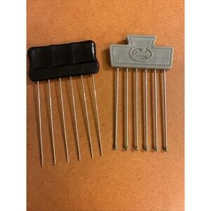 Vintage Goody Comfort Tip HAIR LIFT 80's Retro Stainless Hair Pick Gray + One